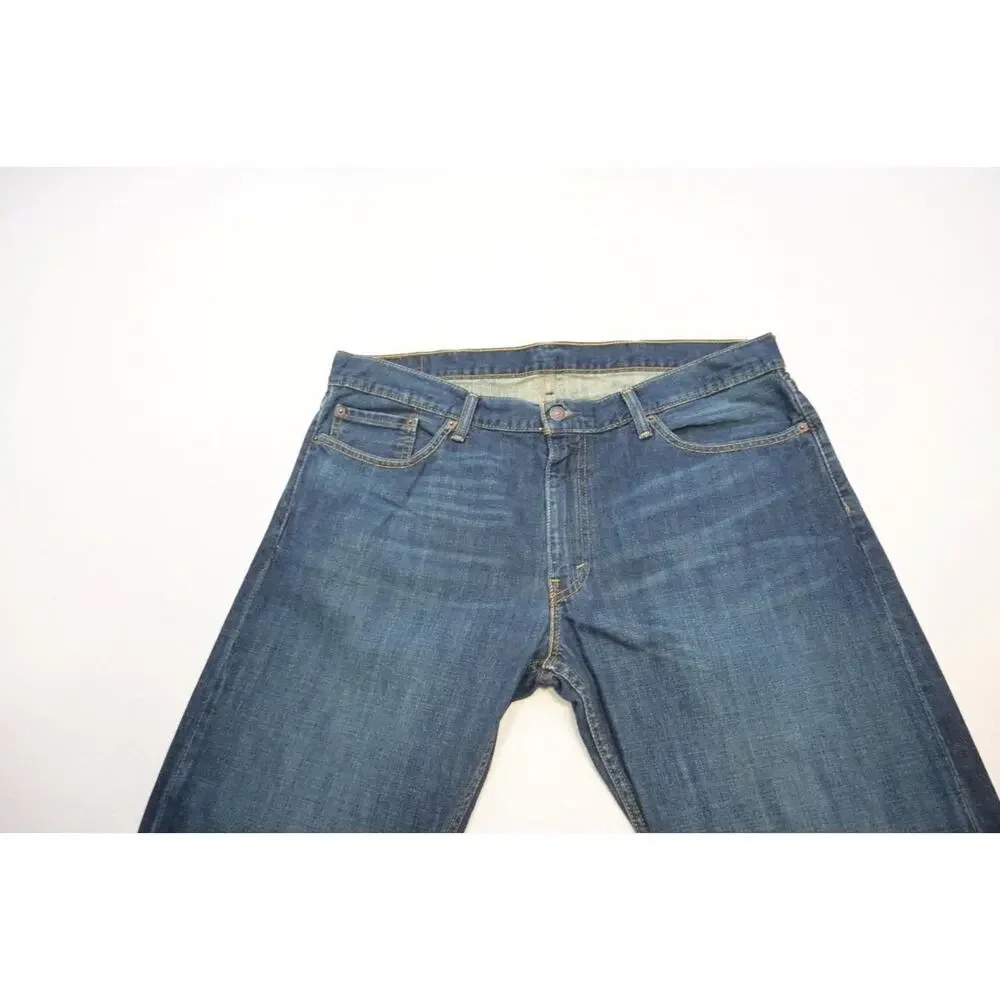 Levi's 514 Straight Boot Rugged Denim‎ Blue Jeans Mens Size 38 x 32